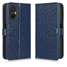 Custodia Portafoglio In Pelle Cover con Supporto C01X per Xiaomi Poco M5 4G Blu