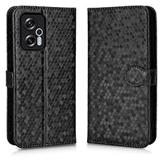 Custodia Portafoglio In Pelle Cover con Supporto C01X per Xiaomi Poco X4 GT 5G Nero