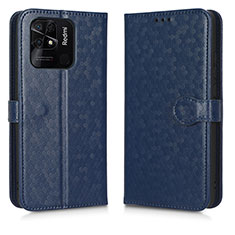 Custodia Portafoglio In Pelle Cover con Supporto C01X per Xiaomi Redmi 10 Power Blu