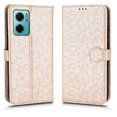 Custodia Portafoglio In Pelle Cover con Supporto C01X per Xiaomi Redmi 10 Prime Plus 5G Oro