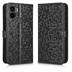 Custodia Portafoglio In Pelle Cover con Supporto C01X per Xiaomi Redmi A1 Plus Nero