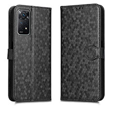 Custodia Portafoglio In Pelle Cover con Supporto C01X per Xiaomi Redmi Note 11 Pro 4G Nero