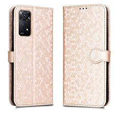 Custodia Portafoglio In Pelle Cover con Supporto C01X per Xiaomi Redmi Note 11 Pro 5G Oro