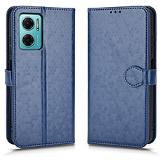 Custodia Portafoglio In Pelle Cover con Supporto C01X per Xiaomi Redmi Note 11E 5G Blu