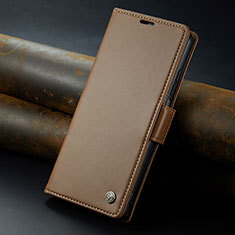 Custodia Portafoglio In Pelle Cover con Supporto C02S per Xiaomi Redmi Note 12 Turbo 5G Marrone