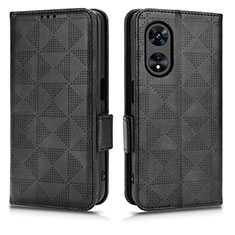 Custodia Portafoglio In Pelle Cover con Supporto C02X per Huawei Honor X5 Plus Nero