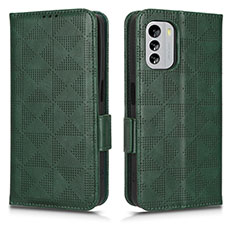 Custodia Portafoglio In Pelle Cover con Supporto C02X per Nokia G60 5G Verde