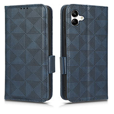 Custodia Portafoglio In Pelle Cover con Supporto C02X per Samsung Galaxy A04 4G Blu