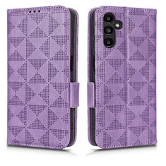 Custodia Portafoglio In Pelle Cover con Supporto C02X per Samsung Galaxy A13 5G Viola