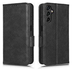 Custodia Portafoglio In Pelle Cover con Supporto C02X per Samsung Galaxy A14 4G Nero