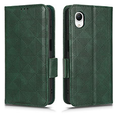 Custodia Portafoglio In Pelle Cover con Supporto C02X per Samsung Galaxy A23e 5G Verde