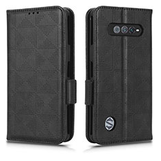 Custodia Portafoglio In Pelle Cover con Supporto C02X per Xiaomi Black Shark 4S Pro 5G Nero