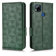 Custodia Portafoglio In Pelle Cover con Supporto C02X per Xiaomi POCO C3 Verde