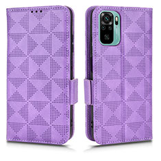 Custodia Portafoglio In Pelle Cover con Supporto C02X per Xiaomi Redmi Note 11 SE India 4G Viola