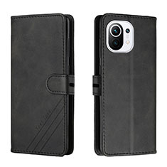 Custodia Portafoglio In Pelle Cover con Supporto C03 per Xiaomi Mi 11 Lite 4G Nero