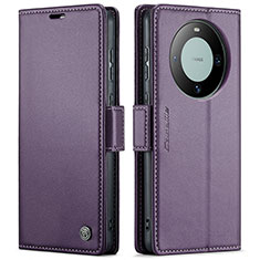 Custodia Portafoglio In Pelle Cover con Supporto C03S per Huawei Mate 60 Pro+ Plus Viola