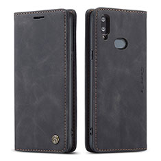 Custodia Portafoglio In Pelle Cover con Supporto C03S per Samsung Galaxy A10s Nero