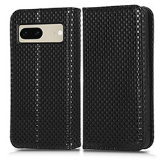 Custodia Portafoglio In Pelle Cover con Supporto C03X per Google Pixel 7 5G Nero