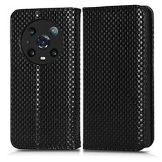 Custodia Portafoglio In Pelle Cover con Supporto C03X per Huawei Honor Magic4 Pro 5G Nero