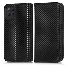 Custodia Portafoglio In Pelle Cover con Supporto C03X per Realme 8i Nero