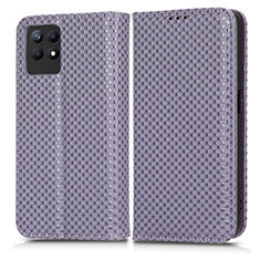 Custodia Portafoglio In Pelle Cover con Supporto C03X per Realme Narzo 50 4G Viola