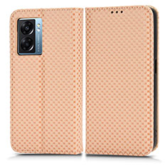 Custodia Portafoglio In Pelle Cover con Supporto C03X per Realme V23i 5G Oro