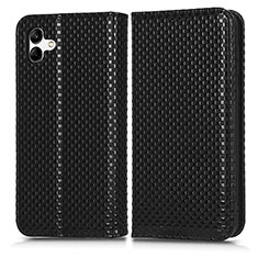 Custodia Portafoglio In Pelle Cover con Supporto C03X per Samsung Galaxy A05 Nero