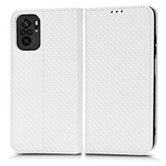 Custodia Portafoglio In Pelle Cover con Supporto C03X per Xiaomi Redmi Note 11 SE India 4G Bianco