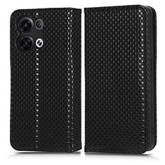 Custodia Portafoglio In Pelle Cover con Supporto C03X per Xiaomi Redmi Note 13 Pro 5G Nero