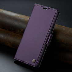 Custodia Portafoglio In Pelle Cover con Supporto C04S per Xiaomi Redmi 13C Viola