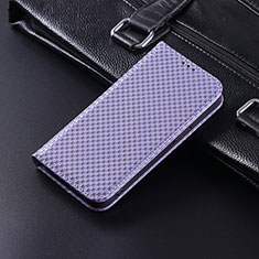 Custodia Portafoglio In Pelle Cover con Supporto C04X per Xiaomi Redmi Note 10 5G Viola