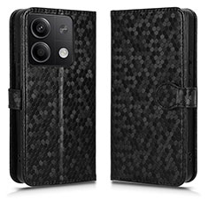 Custodia Portafoglio In Pelle Cover con Supporto C04X per Xiaomi Redmi Note 13 5G Nero