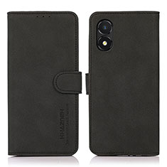 Custodia Portafoglio In Pelle Cover con Supporto D01Y per Huawei Honor X5 Nero