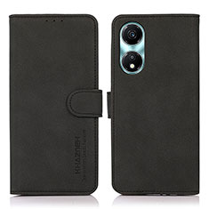 Custodia Portafoglio In Pelle Cover con Supporto D01Y per Huawei Honor X5 Plus Nero