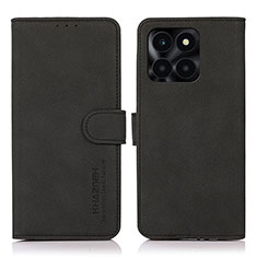 Custodia Portafoglio In Pelle Cover con Supporto D01Y per Huawei Honor X8b Nero