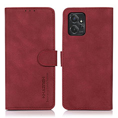 Custodia Portafoglio In Pelle Cover con Supporto D01Y per Motorola Moto G Power 5G (2023) Rosso