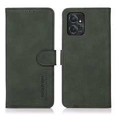 Custodia Portafoglio In Pelle Cover con Supporto D01Y per Motorola Moto G Power 5G (2023) Verde