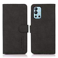 Custodia Portafoglio In Pelle Cover con Supporto D01Y per OnePlus 9R 5G Nero