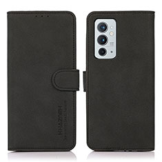 Custodia Portafoglio In Pelle Cover con Supporto D01Y per OnePlus 9RT 5G Nero