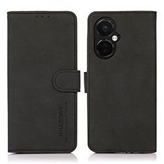 Custodia Portafoglio In Pelle Cover con Supporto D01Y per OnePlus Nord CE 3 5G Nero