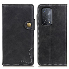 Custodia Portafoglio In Pelle Cover con Supporto D01Y per Oppo A54 5G Nero