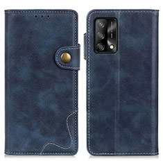 Custodia Portafoglio In Pelle Cover con Supporto D01Y per Oppo A95 4G Blu