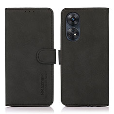 Custodia Portafoglio In Pelle Cover con Supporto D01Y per Oppo Reno8 T 4G Nero