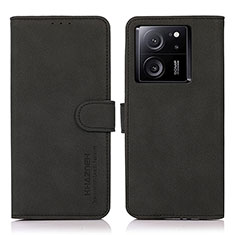 Custodia Portafoglio In Pelle Cover con Supporto D01Y per Xiaomi Mi 13T Pro 5G Nero