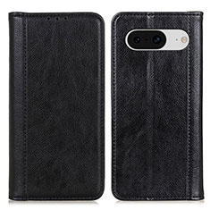 Custodia Portafoglio In Pelle Cover con Supporto D03Y per Google Pixel 8 5G Nero