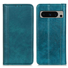 Custodia Portafoglio In Pelle Cover con Supporto D03Y per Google Pixel 8 Pro 5G Verde