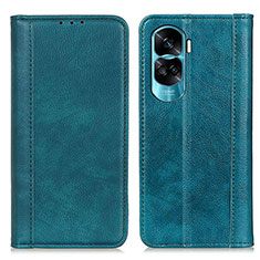 Custodia Portafoglio In Pelle Cover con Supporto D03Y per Huawei Honor 90 Lite 5G Verde