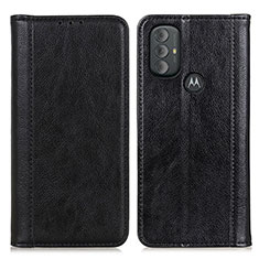 Custodia Portafoglio In Pelle Cover con Supporto D03Y per Motorola Moto G Play Gen 2 Nero