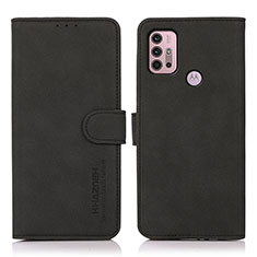 Custodia Portafoglio In Pelle Cover con Supporto D03Y per Motorola Moto G10 Nero