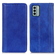 Custodia Portafoglio In Pelle Cover con Supporto D03Y per Nokia G22 Blu